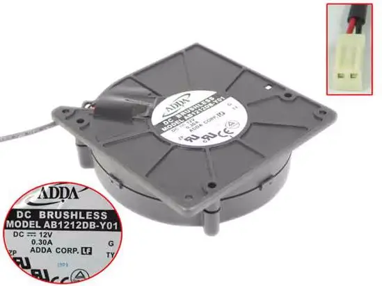 Охлаждающий вентилятор для сервера ADDA AB1212DB-Y01, постоянный ток 12 В, 120 А, 120x32 мм, 2 провода
Охлаждающий вентилятор для сервера ADDA AB1212DB-Y01, постоянный ток 12 В, 120 А, 120x32 мм, 2 провода