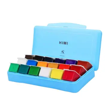18 Colors Gouache Paint Set 30ml Portable Case with Palette Gouache Watercolor Painting for Artists Students Non-Toxic New
18 Colors Gouache Paint Set 30ml Portable Case with Palette Gouache Watercolor Painting for Artists Students Non-Toxic New