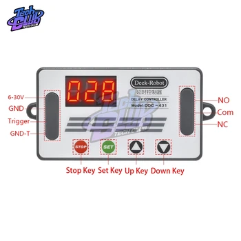 DC 6-30V Micro USB LED Display Delay Timer Controller Off Switch Auto Cycle Delay Time Relay 6V 9V 12V 24V Voltage Protection
DC 6-30V Micro USB LED Display Delay Timer Controller Off Switch Auto Cycle Delay Time Relay 6V 9V 12V 24V Voltage Protection