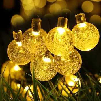 20LED Durable Romantic Super Bright Holiday Lantern Crystal Ball Light Fairy String Light Landscape Lamp Yard Festival USB
20LED Durable Romantic Super Bright Holiday Lantern Crystal Ball Light Fairy String Light Landscape Lamp Yard Festival USB