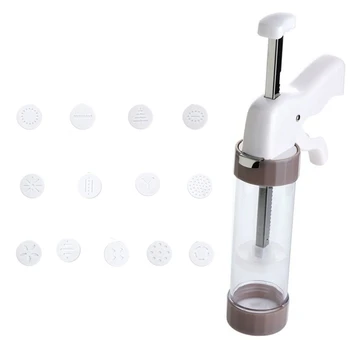 Kitchen Tool Manual Cookie Decorating Extruder Decorating Squeezer Cream Decorating Device Baking Tool
Kitchen Tool Manual Cookie Decorating Extruder Decorating Squeezer Cream Decorating Device Baking Tool