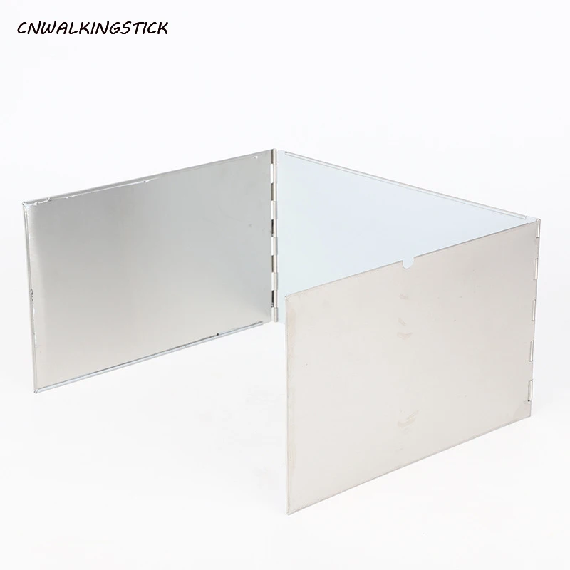 Outdoor Camping Stove Head Cover Pot Accessories Wind Deflector 3 Mini Winds Deflectors Foldable New Stainless Steel Windshield
Outdoor Camping Stove Head Cover Pot Accessories Wind Deflector 3 Mini Winds Deflectors Foldable New Stainless Steel Windshield