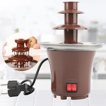 New Mini Chocolate Fountain Three Layers Creative Design Chocolate Melt With Heating Fondue Machine DIY Mini Waterfall Hotpot
New Mini Chocolate Fountain Three Layers Creative Design Chocolate Melt With Heating Fondue Machine DIY Mini Waterfall Hotpot