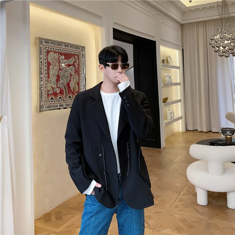 2020 Spring And Autumn New Youth Popular Personality Design Solid Color Suit Fashion Casual Pockets Detachable Jacket Coat Black
2020 Spring And Autumn New Youth Popular Personality Design Solid Color Suit Fashion Casual Pockets Detachable Jacket Coat Black