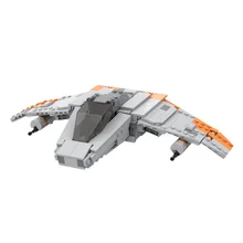 

MOC High-Tech Star Movie For V-Wing Airspeeder Plane Building Blocks Kit Space Fighter Bricks Idea Toys For Children Xmas Gifts