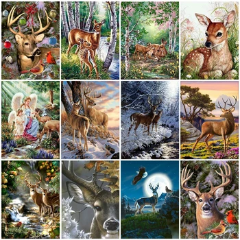 AZQSD 5D DIY Diamond Painting Deer Handmade Gift Diamond Embroidery Cross Stitch Picture of Rhinestone Decor Gift
AZQSD 5D DIY Diamond Painting Deer Handmade Gift Diamond Embroidery Cross Stitch Picture of Rhinestone Decor Gift