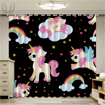 Rainbow And Unicorn Diamond Bathroom Kitchen Outdoor Indoor Drapes Kids Window Ultra-thin Micro Shading Cortinas
Rainbow And Unicorn Diamond Bathroom Kitchen Outdoor Indoor Drapes Kids Window Ultra-thin Micro Shading Cortinas
