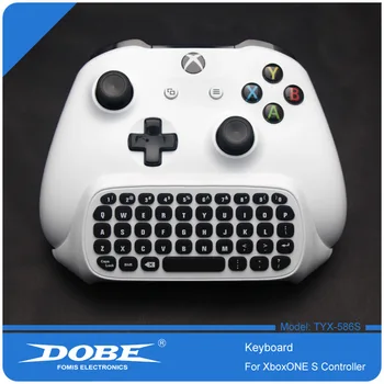 

For Xbox One S Chatpad Mini Gaming Keyboard Wireless Chat Message KeyPad with Audio/Headset Jack for Xbox One Elite & Slim Gam