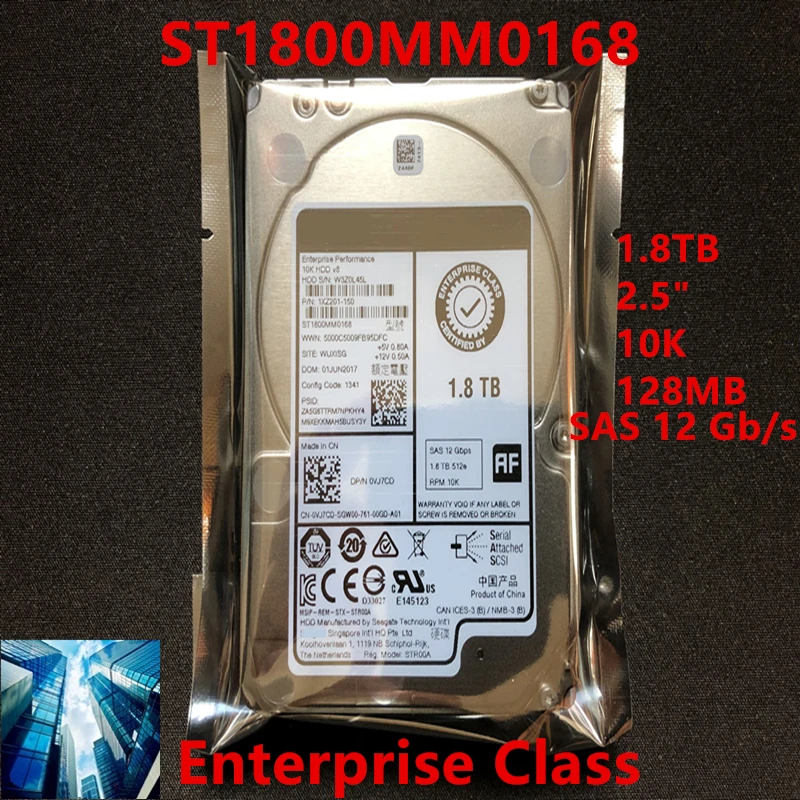 Новый оригинальный HDD для Dell 1,8 ТБ 2,5 "10K 128MB SAS 12 ГБ/сек. для внутреннего HDD для Enterprise Class HDD для 0VJ7CD ST1800MM0168
Новый оригинальный HDD для Dell 1,8 ТБ 2,5 "10K 128MB SAS 12 ГБ/сек. для внутреннего HDD для Enterprise Class HDD для 0VJ7CD ST1800MM0168