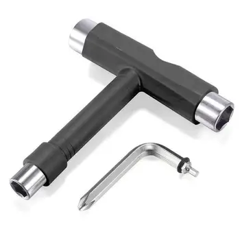 Professional All-in-one T-type Skate Tool Screwdriver Socket Multi-functional Skateboard Adjusting T-tool NEW!
Professional All-in-one T-type Skate Tool Screwdriver Socket Multi-functional Skateboard Adjusting T-tool NEW!