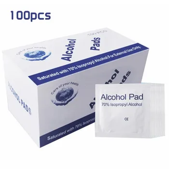 100 pieces / box Disposable Alcohol Cotton Sheet Nail Cleaning Bag Wipes Daily cleaning Alcohol Wipes
100 pieces / box Disposable Alcohol Cotton Sheet Nail Cleaning Bag Wipes Daily cleaning Alcohol Wipes