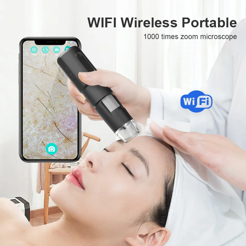 Новейший беспроводной портативный цифровой микроскоп 50X -1000x с Wi-Fi и зумом 100 раз, увеличительная камера для Android, ios, iPhone, iPad
Новейший беспроводной портативный цифровой микроскоп 50X -1000x с Wi-Fi и зумом 100 раз, увеличительная камера для Android, ios, iPhone, iPad