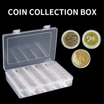 27mm Coin Storage Box Commemorative Coin Collection Box Coin Transparent Display Box Drawer organizer
27mm Coin Storage Box Commemorative Coin Collection Box Coin Transparent Display Box Drawer organizer