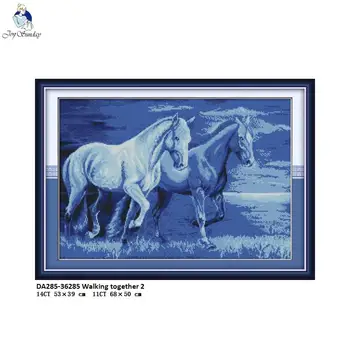 Walking Together DIY Handmade Printed Cross-stitch Kit Needlework 11CT 14CT DMC Chinses Counted Cross Stitch Set For Embroidery
Walking Together DIY Handmade Printed Cross-stitch Kit Needlework 11CT 14CT DMC Chinses Counted Cross Stitch Set For Embroidery