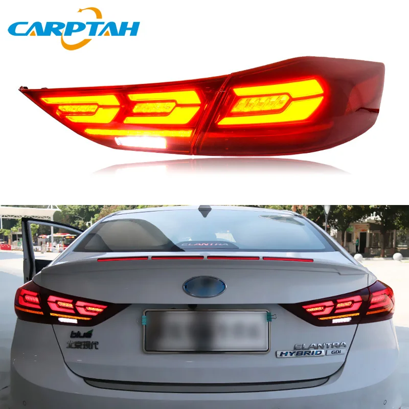 Car Styling Taillight Tail Lights For Hyundai Elantra 2016 2017 2018 Rear Lamp DRL + Dynamic Turn Signal + Reverse + Brake LED
Car Styling Taillight Tail Lights For Hyundai Elantra 2016 2017 2018 Rear Lamp DRL + Dynamic Turn Signal + Reverse + Brake LED