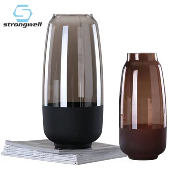 Stongwell Ins Modern Simplicity Frosted Black Glass Vase Bottom Printing Matte Hydroponic Flower Vase Nordic Home Decoration
Stongwell Ins Modern Simplicity Frosted Black Glass Vase Bottom Printing Matte Hydroponic Flower Vase Nordic Home Decoration