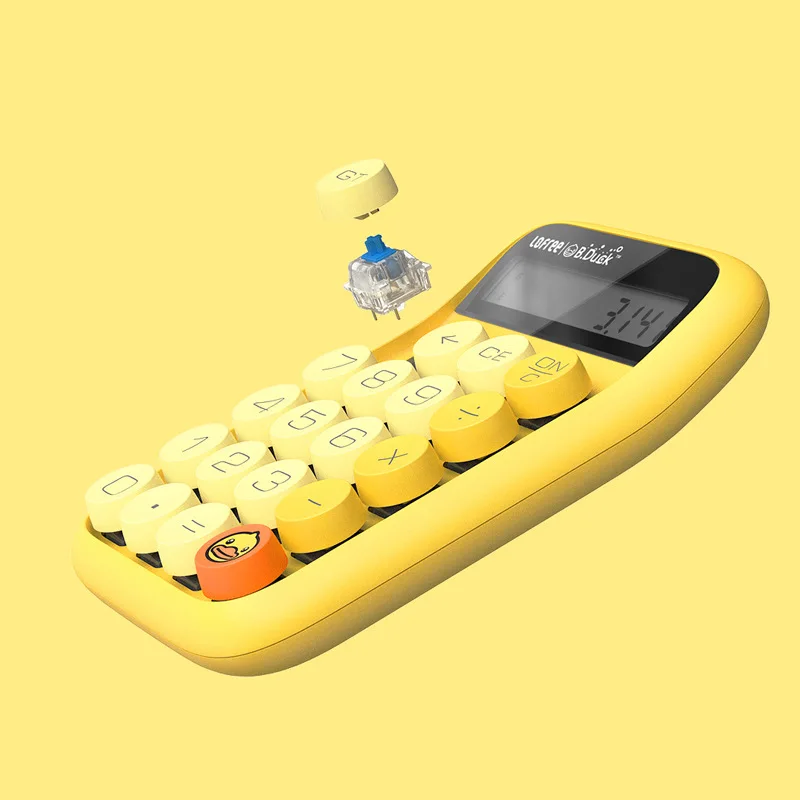 B. Duck Small Yellow Duck Calculator Candy Retro Dot Dotted Machinery Disc Button Mini Cute Calculator
B. Duck Small Yellow Duck Calculator Candy Retro Dot Dotted Machinery Disc Button Mini Cute Calculator