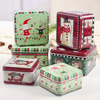 3pcs Christmas Gift Boxes Candy Jar Iron Boxes Rectangle Santa Snowman Package Box Christmas Party Children Gift Sweets Box
3pcs Christmas Gift Boxes Candy Jar Iron Boxes Rectangle Santa Snowman Package Box Christmas Party Children Gift Sweets Box
