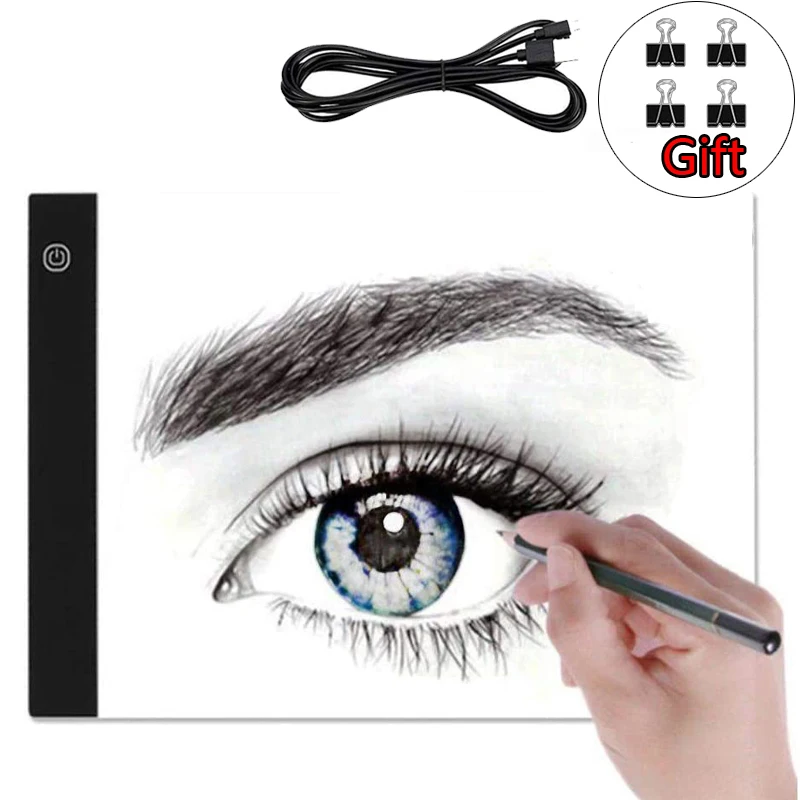 A4 LED Light Pad for Diamond Painting LED Tracing Drawing Pad Digital Tablet with USB Power Cable for Kid and Adult
A4 LED Light Pad for Diamond Painting LED Tracing Drawing Pad Digital Tablet with USB Power Cable for Kid and Adult