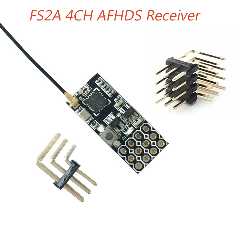 FS2A 4CH AFHDS 2A Mini Compatible Receiver PWM Output for Flysky i6 i6X i6S /FS-i6 FS-i6X FS-i6S Transmitter RC FPV Racing Drone
FS2A 4CH AFHDS 2A Mini Compatible Receiver PWM Output for Flysky i6 i6X i6S /FS-i6 FS-i6X FS-i6S Transmitter RC FPV Racing Drone
