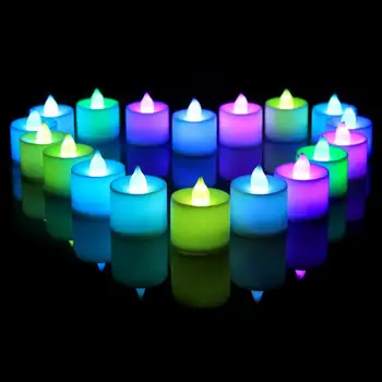 1PC Creative LED Candle Multicolor Lamp Simulation Color Flame Tea Light Home Wedding Birthday christmas festival decorations
1PC Creative LED Candle Multicolor Lamp Simulation Color Flame Tea Light Home Wedding Birthday christmas festival decorations