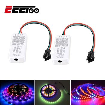 SP110E LED RGB Bluetooth Controller WS2812B WS2811 LED Strip Module Light Smart APP Wireless Control IOS 10/Android 4.4 DC5-24V
SP110E LED RGB Bluetooth Controller WS2812B WS2811 LED Strip Module Light Smart APP Wireless Control IOS 10/Android 4.4 DC5-24V