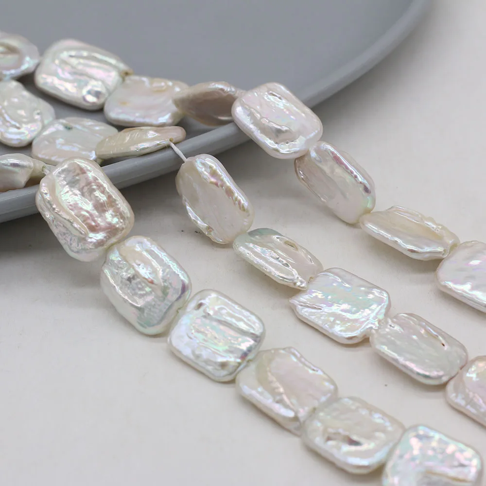 High-quality Square Natural Fresh Water White Pearl Baroque Beads DIY for Jewelry Making Necklaces Accessories Bracelet Earrings
High-quality Square Natural Fresh Water White Pearl Baroque Beads DIY for Jewelry Making Necklaces Accessories Bracelet Earrings