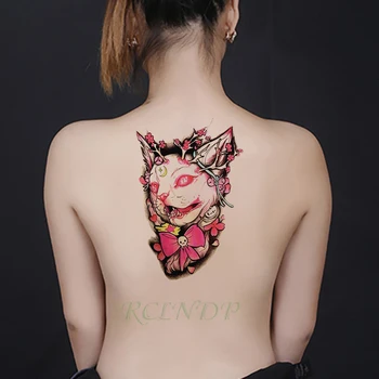 Waterproof Temporary Tattoo darkness black and white cat flower bow flash tatto fake tatoo big tattoos for women men lady
Waterproof Temporary Tattoo darkness black and white cat flower bow flash tatto fake tatoo big tattoos for women men lady