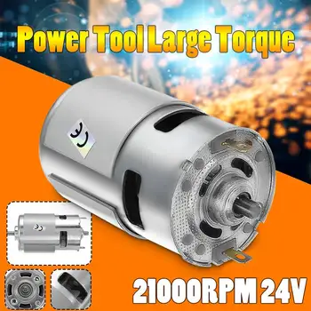 775 DC Motor 21000 RPM DC 24V Ball Bearing Large Torque High Power Low Noise Gear Motor Electronic Component Motor Hot
775 DC Motor 21000 RPM DC 24V Ball Bearing Large Torque High Power Low Noise Gear Motor Electronic Component Motor Hot