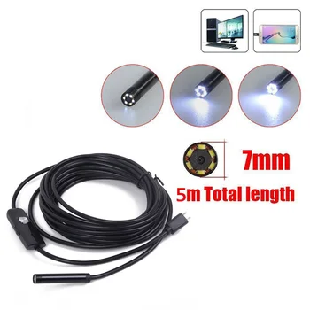 IP67 Pipe Inspection 5M 7mm Camera Plumbing Waterproof USB Endoscope For Android
IP67 Pipe Inspection 5M 7mm Camera Plumbing Waterproof USB Endoscope For Android