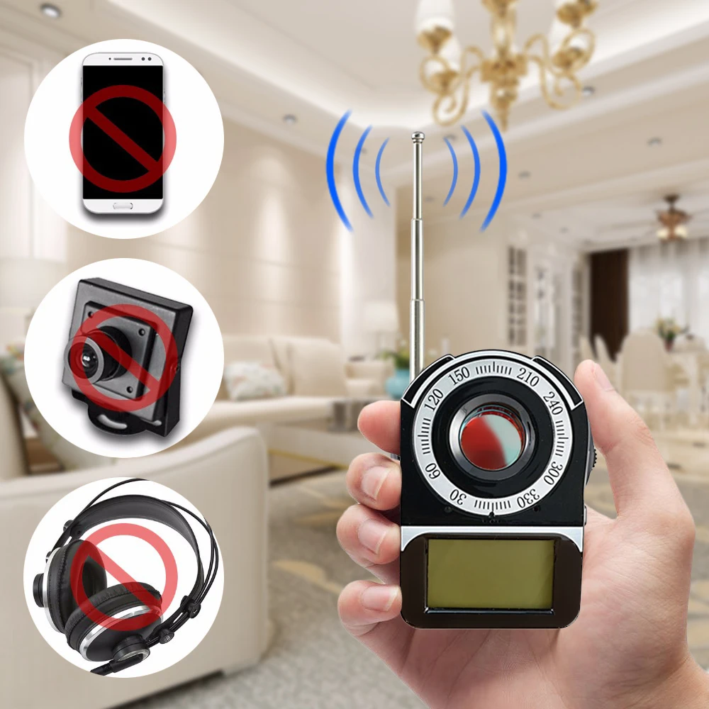 GPS GSM Signal WIFI G4 RF Tracker CC309 Mini Hidden Camera Spy Camera Wiretap Bug Finder Anti Candid Camera Anti Spy Detector
GPS GSM Signal WIFI G4 RF Tracker CC309 Mini Hidden Camera Spy Camera Wiretap Bug Finder Anti Candid Camera Anti Spy Detector