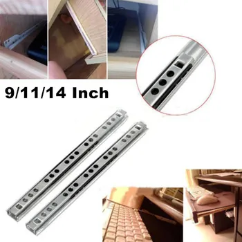 2Pcs 9"-14" Ball Bearing Drawer Slides Ball Bearing Slides Grooves Keyboard Cabinet Cupboard Runners Rail Guide Furniture Slides
2Pcs 9"-14" Ball Bearing Drawer Slides Ball Bearing Slides Grooves Keyboard Cabinet Cupboard Runners Rail Guide Furniture Slides