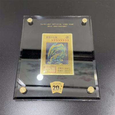 Yu-Gi-Oh DIY Blue-eyed White Dragon Stainless Steel Gold-plated Mirror Metal Card Includes Card -Gold-Horizontal (Not original)
Yu-Gi-Oh DIY Blue-eyed White Dragon Stainless Steel Gold-plated Mirror Metal Card Includes Card -Gold-Horizontal (Not original)