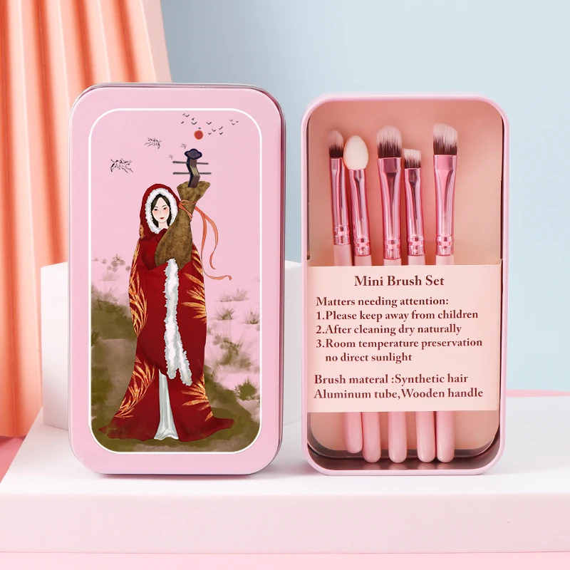 5 Pcs Makeup Brushes Tool Set Cosmetic Powder Eye Shadow Foundation Blush Blending Beauty Wood Synthetic Make Up Brush Maquiagem
5 Pcs Makeup Brushes Tool Set Cosmetic Powder Eye Shadow Foundation Blush Blending Beauty Wood Synthetic Make Up Brush Maquiagem
