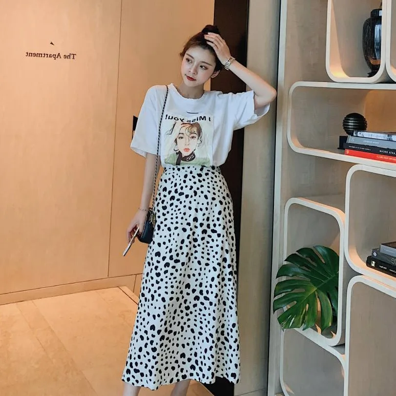 Photo Shoot CHIC France Retro White Milk Polka Dot over-the-Knee Mid-length High-waisted Slimming Chiffon A- line Skirt 
Photo Shoot CHIC France Retro White Milk Polka Dot over-the-Knee Mid-length High-waisted Slimming Chiffon A- line Skirt