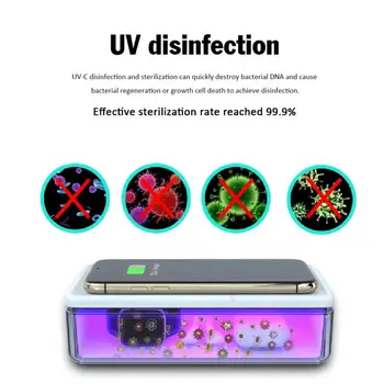 Multifunction UV Phone Jewelry Sterilizer Box Home Sanitizer Disinfectant Case Can As Phone Wireless Charger Fast Charger Case
Multifunction UV Phone Jewelry Sterilizer Box Home Sanitizer Disinfectant Case Can As Phone Wireless Charger Fast Charger Case