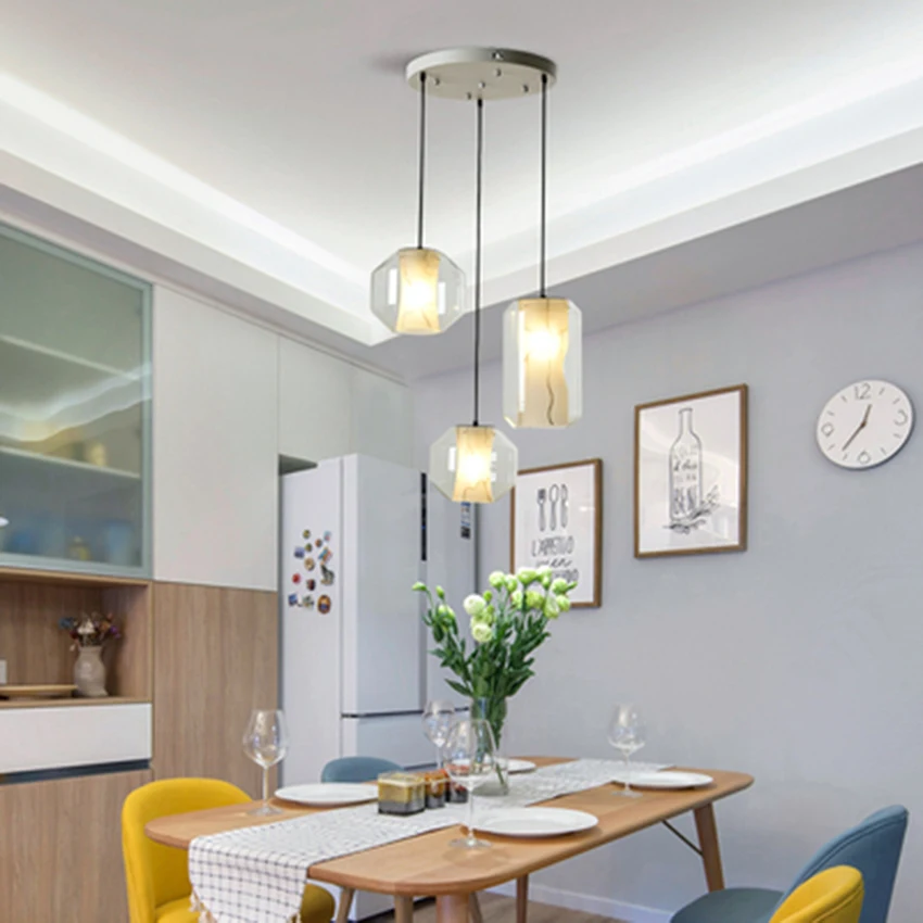 Nordic Loft LED Imitation Marble Glass Pendant Lights Lighting for Living Room Restaurant Bedroom Bedside Decor Light Fixtures
Nordic Loft LED Imitation Marble Glass Pendant Lights Lighting for Living Room Restaurant Bedroom Bedside Decor Light Fixtures