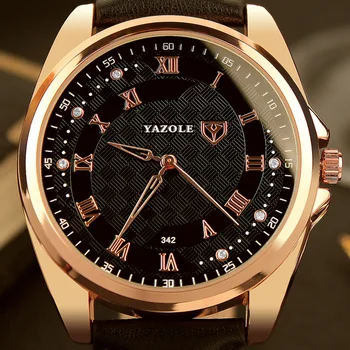 YAZOLE mens watches top brand luxury belt montre homme fashion relojes para hombre casual watch for men quartz wristwatches saat 
YAZOLE mens watches top brand luxury belt montre homme fashion relojes para hombre casual watch for men quartz wristwatches saat