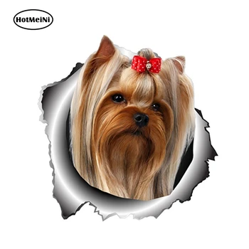 HotMeiNi 13cm x 12.6cm Yorkshire Terrier Vinyl Sticker Torn Metal Decal Animal Car Stickers Window Bumper Pet Dog Car Styling
HotMeiNi 13cm x 12.6cm Yorkshire Terrier Vinyl Sticker Torn Metal Decal Animal Car Stickers Window Bumper Pet Dog Car Styling