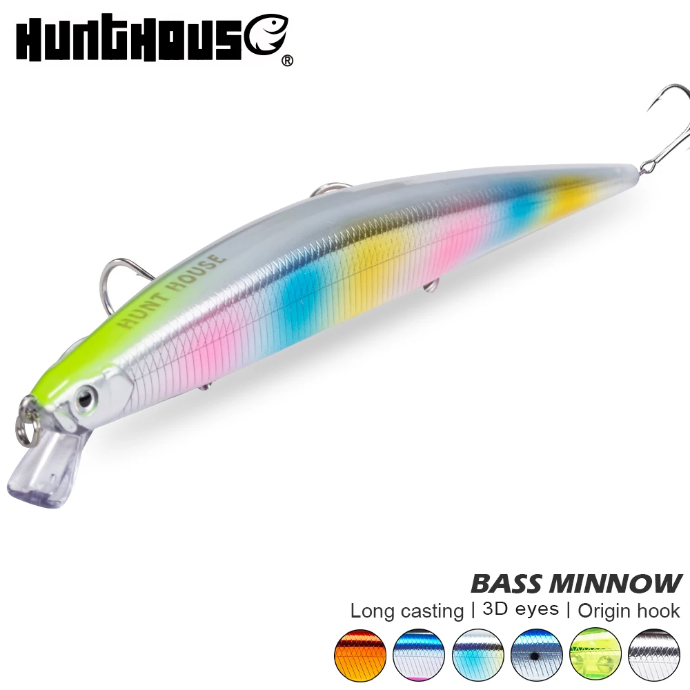 Hunthouse 2019 new fishing lure minnow 175mm/34g lure long casting minnow sinking pesca tide minnow slim body for fishing LW404
Hunthouse 2019 new fishing lure minnow 175mm/34g lure long casting minnow sinking pesca tide minnow slim body for fishing LW404