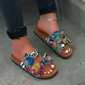 2020 Summer Women Sandals Snake Print Bowknot Cut Out Slippers Students Girls Flatform Sandals Outdoor Holiday Slides 9057
2020 Summer Women Sandals Snake Print Bowknot Cut Out Slippers Students Girls Flatform Sandals Outdoor Holiday Slides 9057