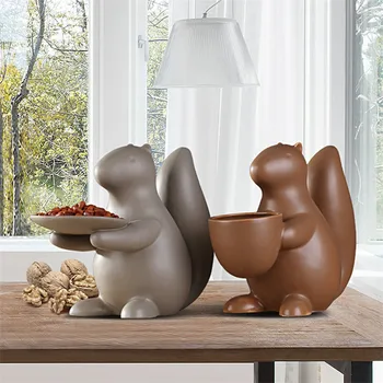 2 Color Modern Abstract Gray Brown Geometric Squirrel Statue Desktop Resin Crafts Sculpture Decor Animal Figurine
2 Color Modern Abstract Gray Brown Geometric Squirrel Statue Desktop Resin Crafts Sculpture Decor Animal Figurine