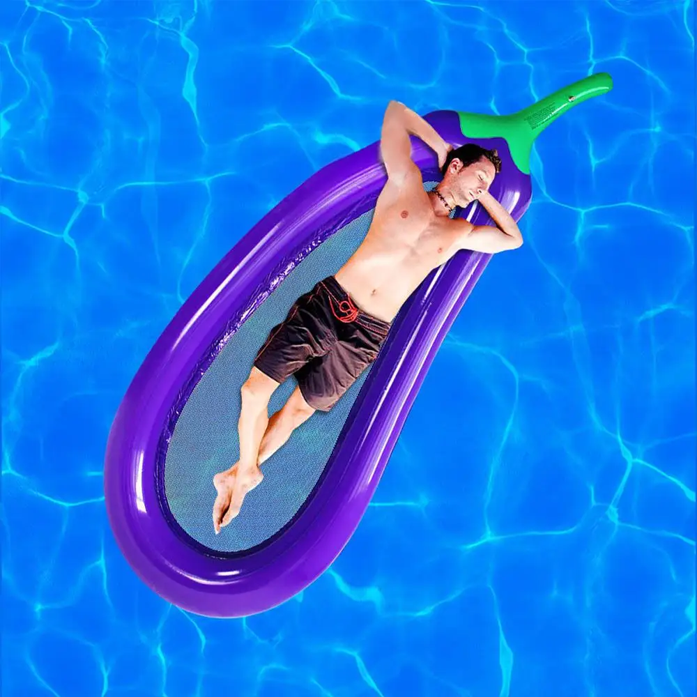 Creative Purple Eggplant Inflatable Pool Beach Float Bed Lounge Hammock Summer Floating Row Water Mattress chair Sunbathe Bed
Creative Purple Eggplant Inflatable Pool Beach Float Bed Lounge Hammock Summer Floating Row Water Mattress chair Sunbathe Bed