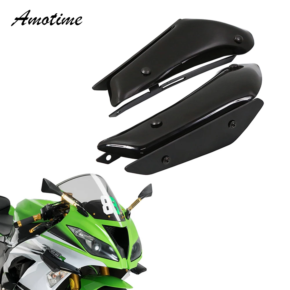 For KAWASAKI NINJA ZX6R 636 Motorcycle Fairing Parts Aerodynamic Wing Kit Fixed Winglet Fairing Wing
For KAWASAKI NINJA ZX6R 636 Motorcycle Fairing Parts Aerodynamic Wing Kit Fixed Winglet Fairing Wing