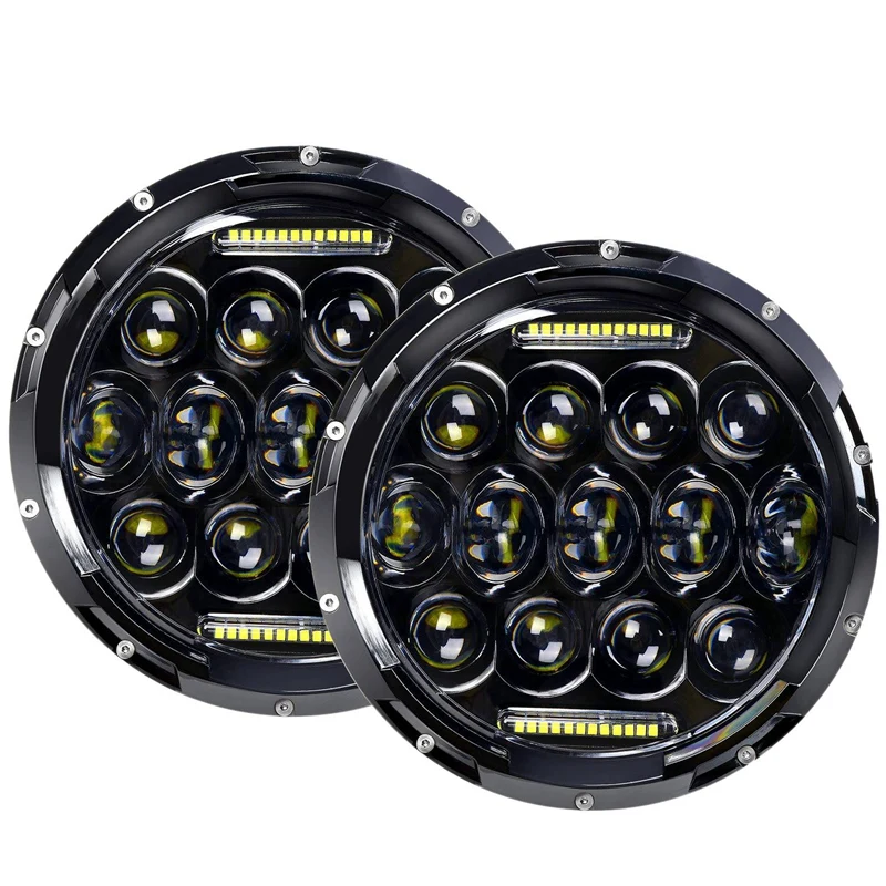 2PCS LED Headlight for Jeep Wrangler 7inch 75W Round LED head light lamp with Daytime Running Light DRL High Low Beam for Jeep W
2PCS LED Headlight for Jeep Wrangler 7inch 75W Round LED head light lamp with Daytime Running Light DRL High Low Beam for Jeep W