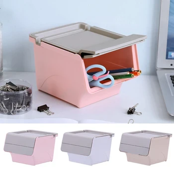 Sundries Organizers Flip Cover Makeup Desktop Storage Box Trash Can Dustproof Stationery Multifunction Plastic Stackable Bedroom
Sundries Organizers Flip Cover Makeup Desktop Storage Box Trash Can Dustproof Stationery Multifunction Plastic Stackable Bedroom