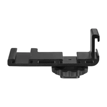 Triple Cold Shoe Adapter Vlog Video Extension Bar Bracket with 1/4 Inch Screw Mount for Light Mic Studio Heavy Camera Accessory
Triple Cold Shoe Adapter Vlog Video Extension Bar Bracket with 1/4 Inch Screw Mount for Light Mic Studio Heavy Camera Accessory