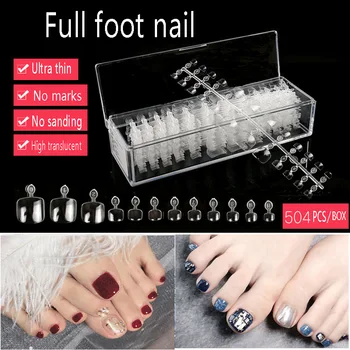 1Box/504Pcs False Toenails Nails Art Tips Flat Shape Full Cover False Coffin Nails
1Box/504Pcs False Toenails Nails Art Tips Flat Shape Full Cover False Coffin Nails
