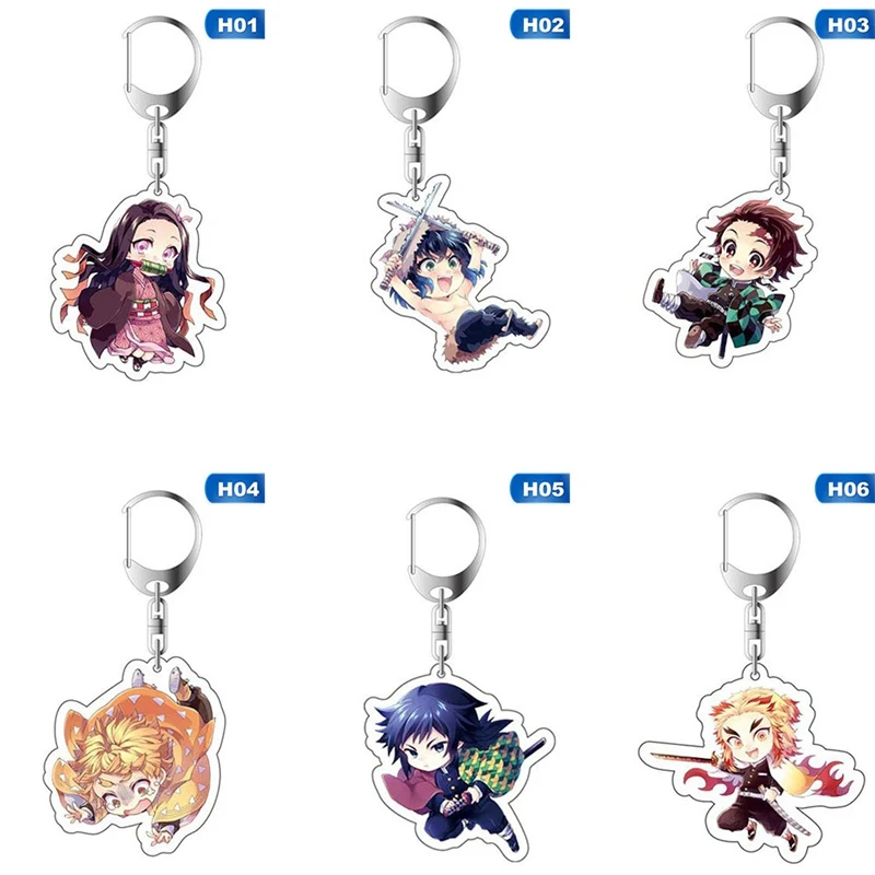 New Anime Demon Slayer Kimetsu No Yaiba Keychain Kamado Tanjirou Nezuko Agatsuma Zenitsu Cosplay Accessories
New Anime Demon Slayer Kimetsu No Yaiba Keychain Kamado Tanjirou Nezuko Agatsuma Zenitsu Cosplay Accessories