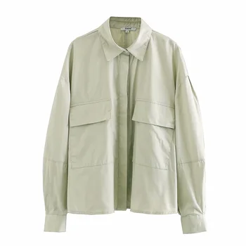 2020 Spring Women's New Lapel Long Sleeve Fashion Temperament Loose Patch Patch Work Shirt 03067004832
2020 Spring Women's New Lapel Long Sleeve Fashion Temperament Loose Patch Patch Work Shirt 03067004832